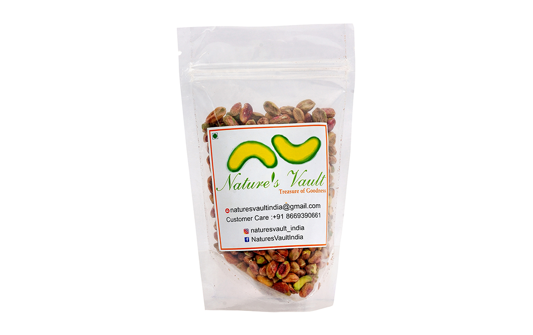 Nature's Vault Pistachios Kernal    Pack  100 grams